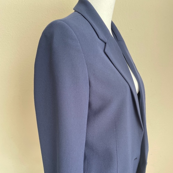Joie Mehira B Crepe Navy Blazer 8 - Picture 6 of 12